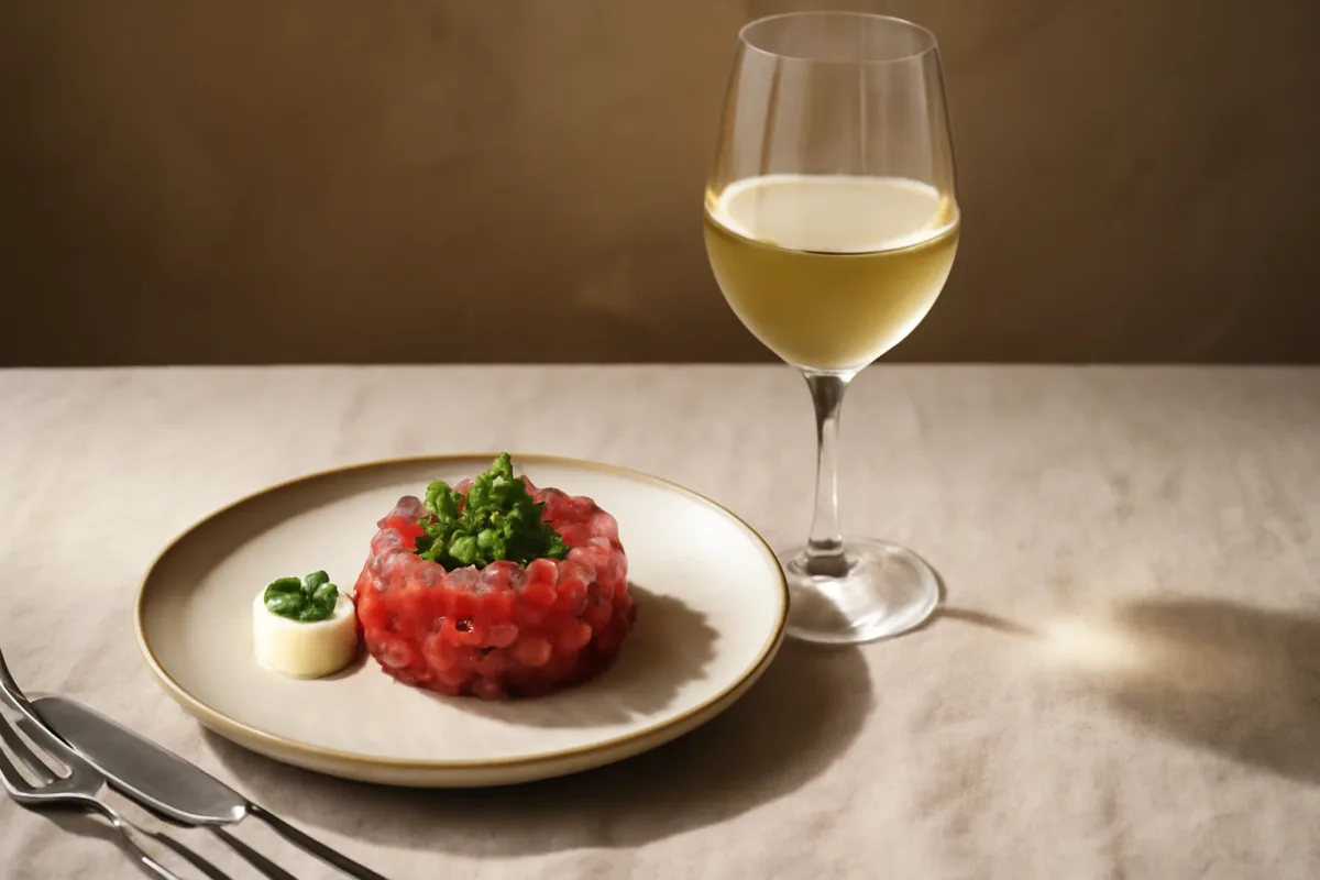 Cosa bere con una tartare di tonno? Il consiglio degli chef che molti trascurano