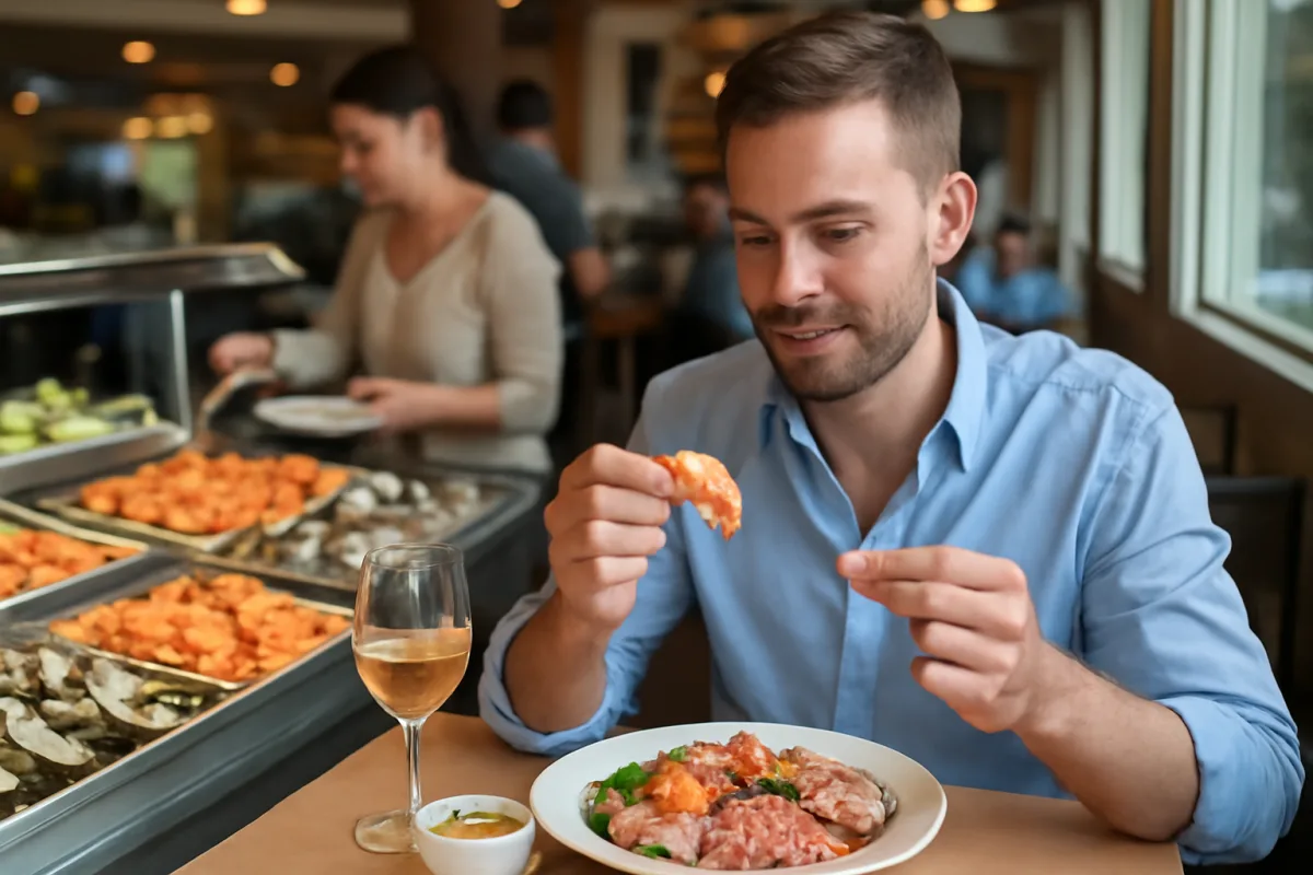 Ristorante all you can eat di pesce: il trucco per non rinunciare alla qualità