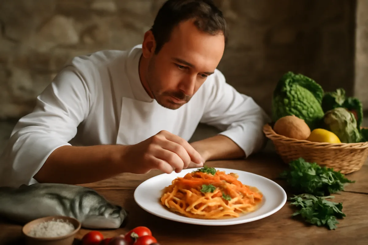 Chef e materie prime locali: come nasce il piatto icona di una cucina di mare