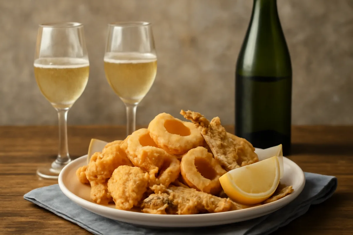 Pesce fritto e vini frizzanti: come bilanciare la croccantezza senza perdere i sapori originali